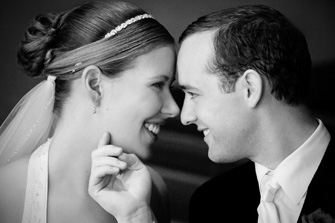 Photo of bride and groom